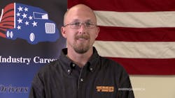 US Marine Corps veteran Devin Tanner describes working as an overtheroad truck driver for TMC Transportation on the TV show Hiring America US Marine Corps veteran Devin Tanner describes working as an overtheroad truck driver for TMC Transportation on the TV show Hiring America