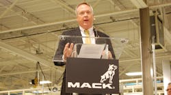 Mack&apos;s Stephen Roy says the OEM could &apos;absolutely&apos; sell more trucks if the industry only had more drivers.