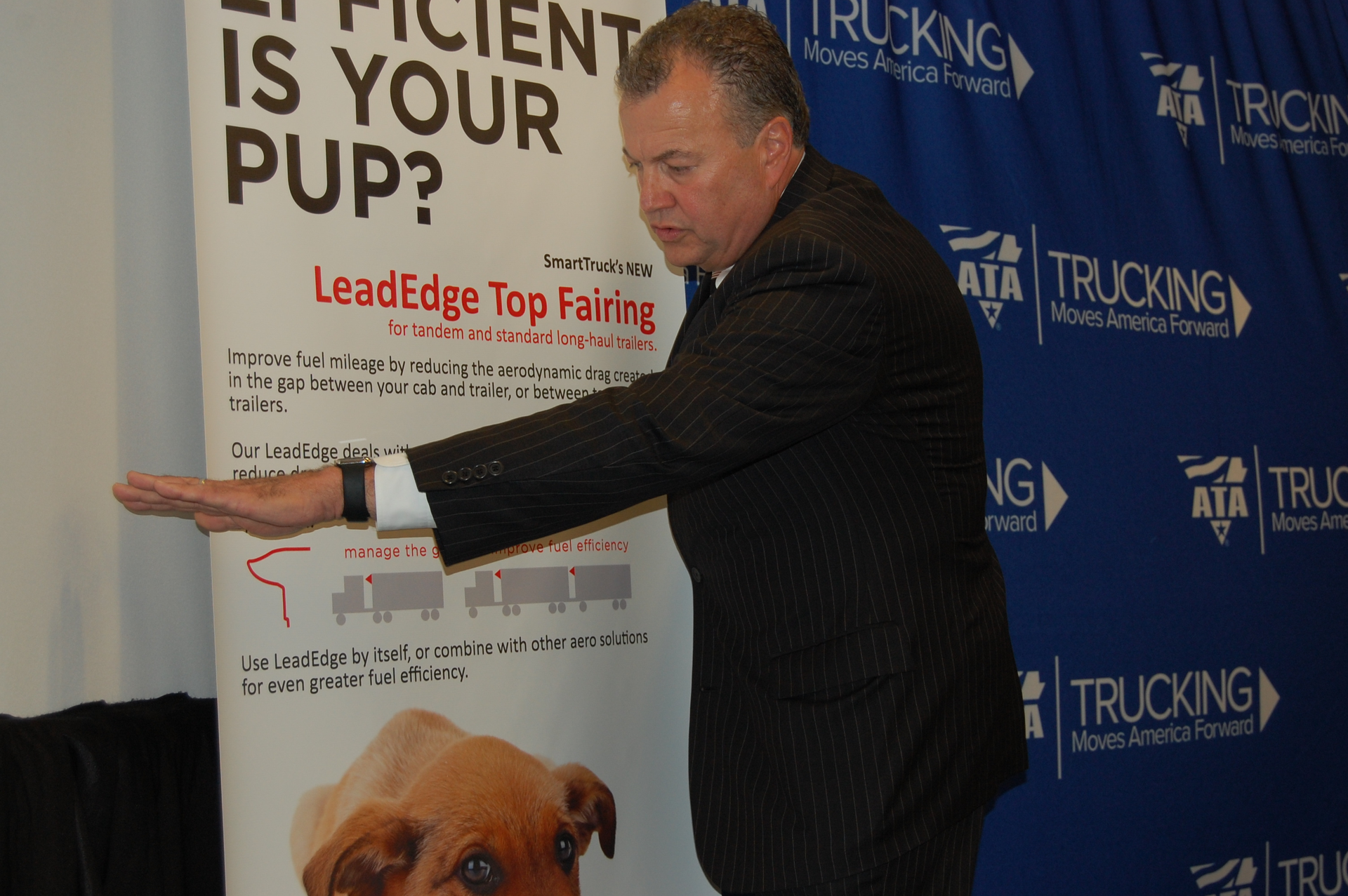 SmartTruck CEO Steve Ingham Jr explains how the LeadEdge works to reduce drag