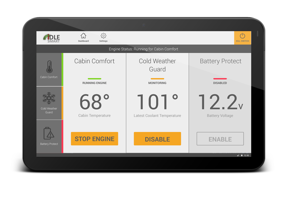 What Idle Smart39s now looks like with its new Androidbased operating system