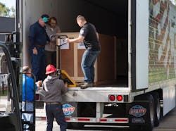CR England driver Brent Sanger front far left inside trailer and his wife Carol drove 2000 miles to bring the 39Victory from Within The American Prisoner of War Experience39 to the Fort Douglas Military Museum in Salt Lake City on Oct 19 Bent is a 13year US Army veteran is a member of England39s Honored Veterans Fleet CR England photo CR England driver Brent Sanger front far left inside trailer and his wife Carol drove 2000 miles to bring the 39Victory from Within The American Prisoner of War Experience39 to the Fort Douglas Military Museum in Salt Lake City on Oct 19 Bent is a 13year US Army veteran is a member of England39s Honored Veterans Fleet CR England photo
