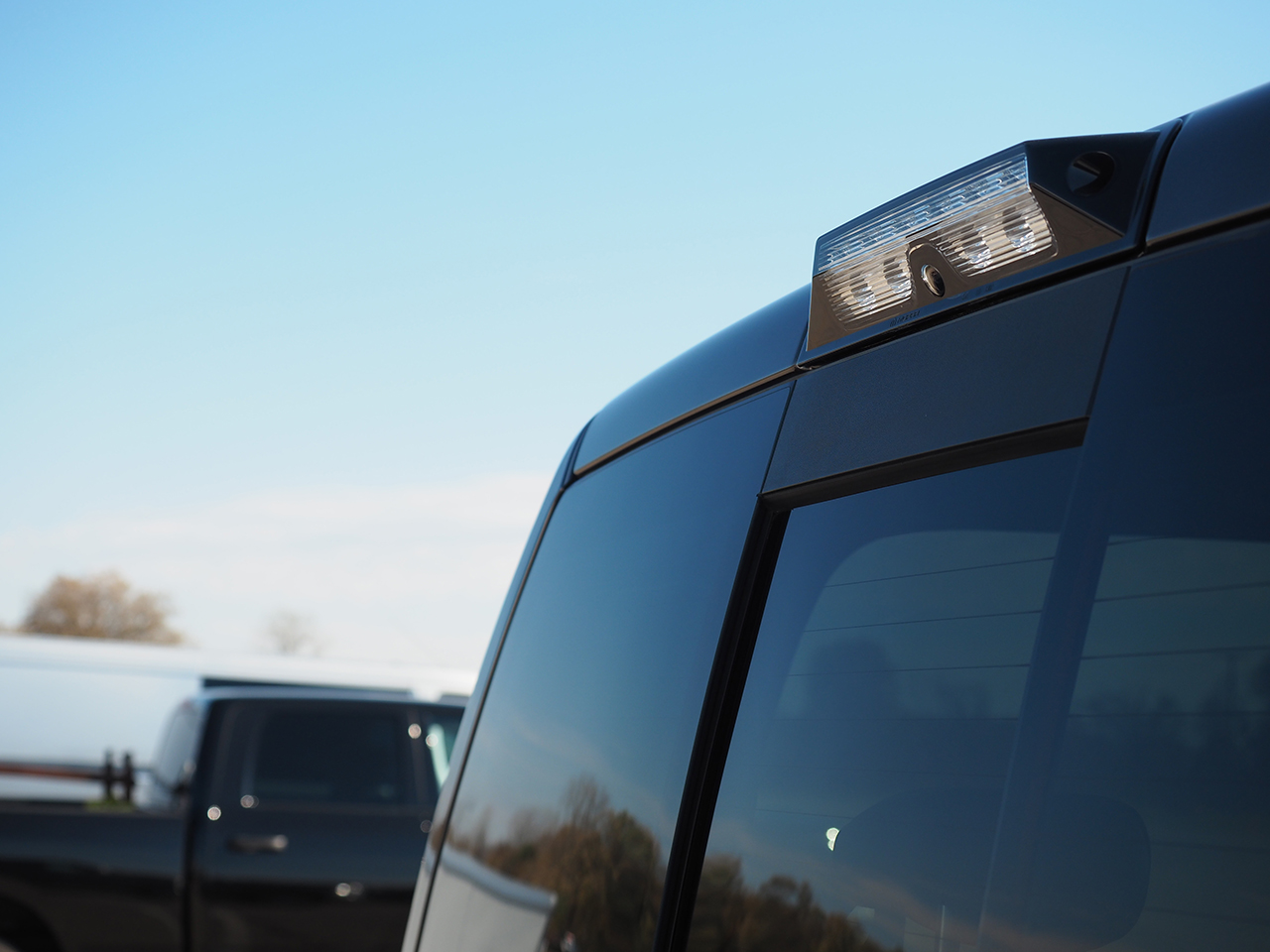 The optional center highmount stop lamp CHMSL camera on a 2016 Ram 2500 pickup Photo by Aaron Marsh
