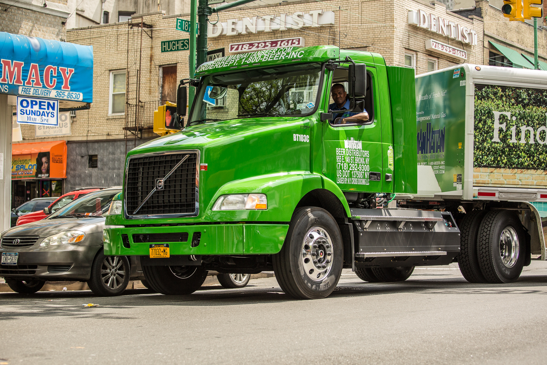 Manhattan Beer Distributorsrsquo new natural gaspowered Volvo VNM 200 tractors are environmentally friendly according to the company not only because of their lower carbon output but because they can haul the same amount of product in fewer trips than the straight trucks the tractors are replacing