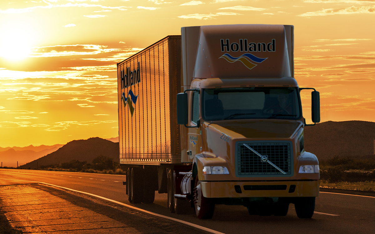 Lessthantruckload carrier Holland honored William quotPatquot Shelton one of its professional drivers for reaching 3 million miles without any preventable accidents Photo courtesy Holland