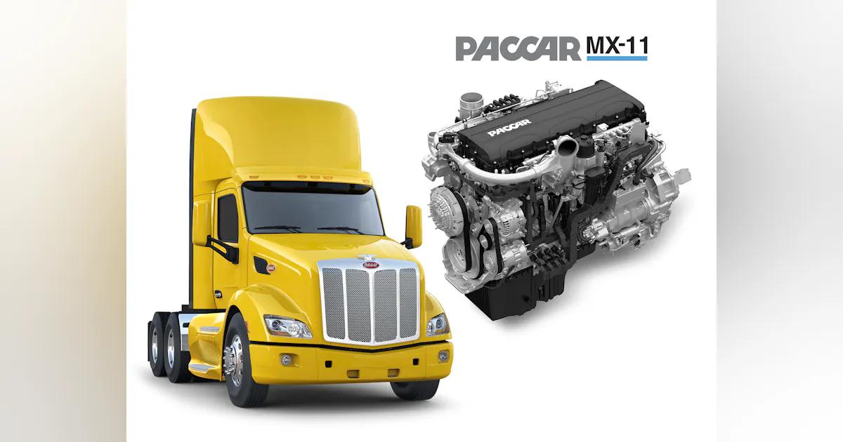 Peterbilt Adds PACCAR MX 11 Engine To Lineup FleetOwner peterbilt-adds-paccar-mx-11-engine-to-lineup-fleetowner