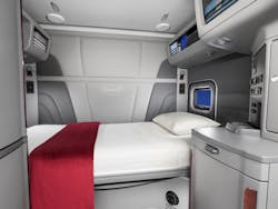 Peterbilt39s Platinum 80in sleeper is now equipped with SmartAir autostart technology Peterbilt39s Platinum 80in sleeper is now equipped with SmartAir autostart technology