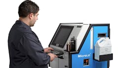The MicroLab is a multi-component analyzer used for engine, generator, gear box, power steering, and transmission fluids.