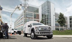 Ford Super Duty aerial and utility truck Ford Super Duty aerial and utility truck