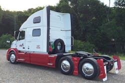 Fontaine Modification Feet Services now installs and distributes the FlowBelow Tractor AeroKit a fuelsaving system that reduces aerodynamic drag between and behind a Class 8 truck tractorrsquos tandem rear wheels Fontaine Modification Feet Services now installs and distributes the FlowBelow Tractor AeroKit a fuelsaving system that reduces aerodynamic drag between and behind a Class 8 truck tractorrsquos tandem rear wheels