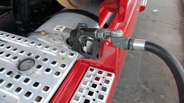 Average retail diesel prices slipped under the 2 per gallon mark in the Midwest and Gulf Coast regions of the US this week Photo by Sean KilcarrFleet Owner