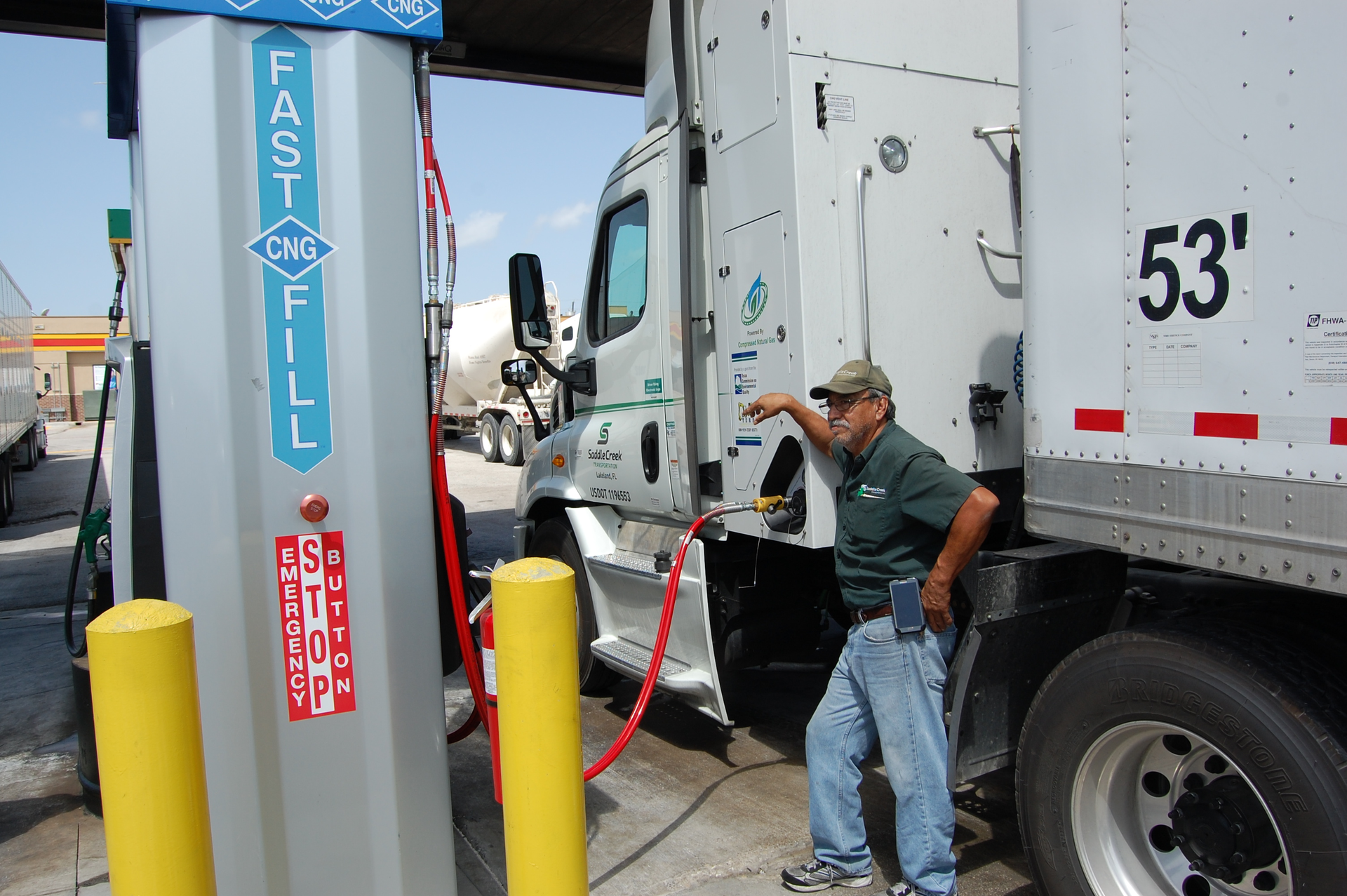 Trillium acquisition will increase the number of Loversquosoperated public CNG facilities to 65 Photo by Sean KilcarrFleet Owner