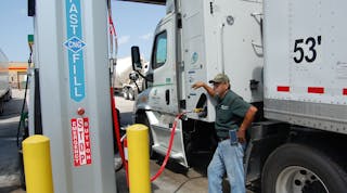Trillium acquisition will increase the number of Love&rsquo;s-operated public CNG facilities to 65. (Photo by Sean Kilcarr/Fleet Owner)