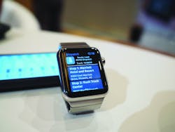 The wearable technology that as of early 2016 has seen most use in trucking is the smart watch like this Apple Watch thus far largely as an extension of incab communications and other tech The wearable technology that as of early 2016 has seen most use in trucking is the smart watch like this Apple Watch thus far largely as an extension of incab communications and other tech