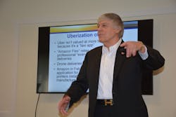 Gary Petty CEO and president of NPTC discusses the state of the trucking industry during the Fleet Advantage Changes in Attitude Conference in Fort Lauderdale FL Gary Petty CEO and president of NPTC discusses the state of the trucking industry during the Fleet Advantage Changes in Attitude Conference in Fort Lauderdale FL