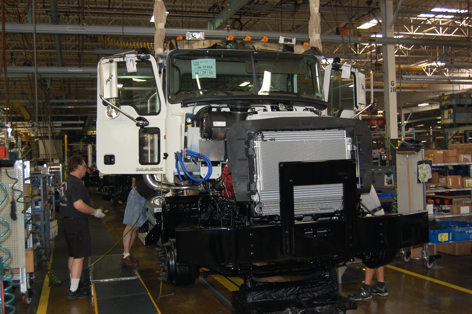 Mack Trucks began a planned layoff of 400 workers last month in response to falling truck demand Photo by Sean KilcarrFleet Owner