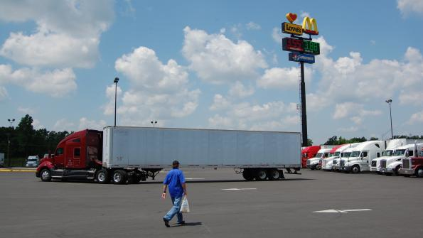 Forhire driver pay averaged 54000 in 2015 while private fleet driver pay averaged between 66000 and 82000 Photo by Sean KilcarrFleet Owner