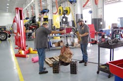 BLS indicates 67000 new technicians and 75000 new diesel engine specialists need to be added to the labor rolls by 2022 to keep up with demand and replace retiring workers Photo by Sean KilcarrFleet Owner BLS indicates 67000 new technicians and 75000 new diesel engine specialists need to be added to the labor rolls by 2022 to keep up with demand and replace retiring workers Photo by Sean KilcarrFleet Owner