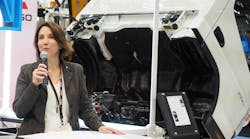 Jecka Glasman, president and CEO of Mitsubishi Fuso Truck of America, Inc., said the company believes moving to trucks like the fully electric medium duty showcased at NTEA&apos;s Work Truck Show &apos;is the future.&apos;