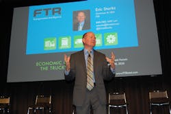 For trucking the environment is generally looking good for the remainder of this year Starks emphasized Photo by Sean KilcarrFleet Owner For trucking the environment is generally looking good for the remainder of this year Starks emphasized Photo by Sean KilcarrFleet Owner