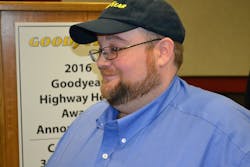 Julian Kaczor has been named the 33rd Goodyear Highway Hero Kevin JonesFleet owner Julian Kaczor has been named the 33rd Goodyear Highway Hero Kevin JonesFleet owner