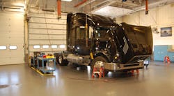 The SuperTruck program is aimed at boosting the efficiency of heavy-duty Class 8 long-haul tractor-trailers operating in the U.S. (Photo by Sean Kilcarr/Fleet Owner)