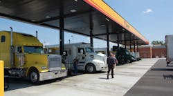 However, the agency&rsquo;s data also shows that fuel prices still remain well below those posted during the same week in 2015. (Photo by Sean Kilcarr/Fleet Owner)