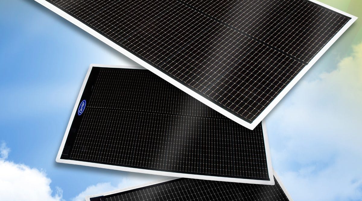 Carrier Transicold expands line of flexible solar panels.
