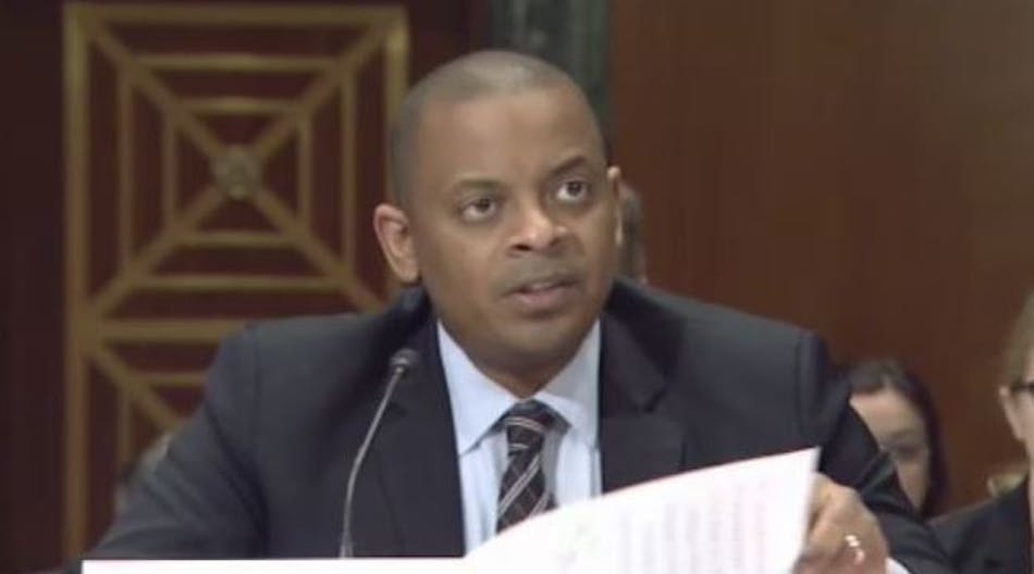 Transportation Secretary Anthony Foxx earlier this year assured senators the truck speed limiter proposal would be published in April. With the rulemaking still stalled, the Senate has included a six-month deadline in the DOT budget appropriation.
