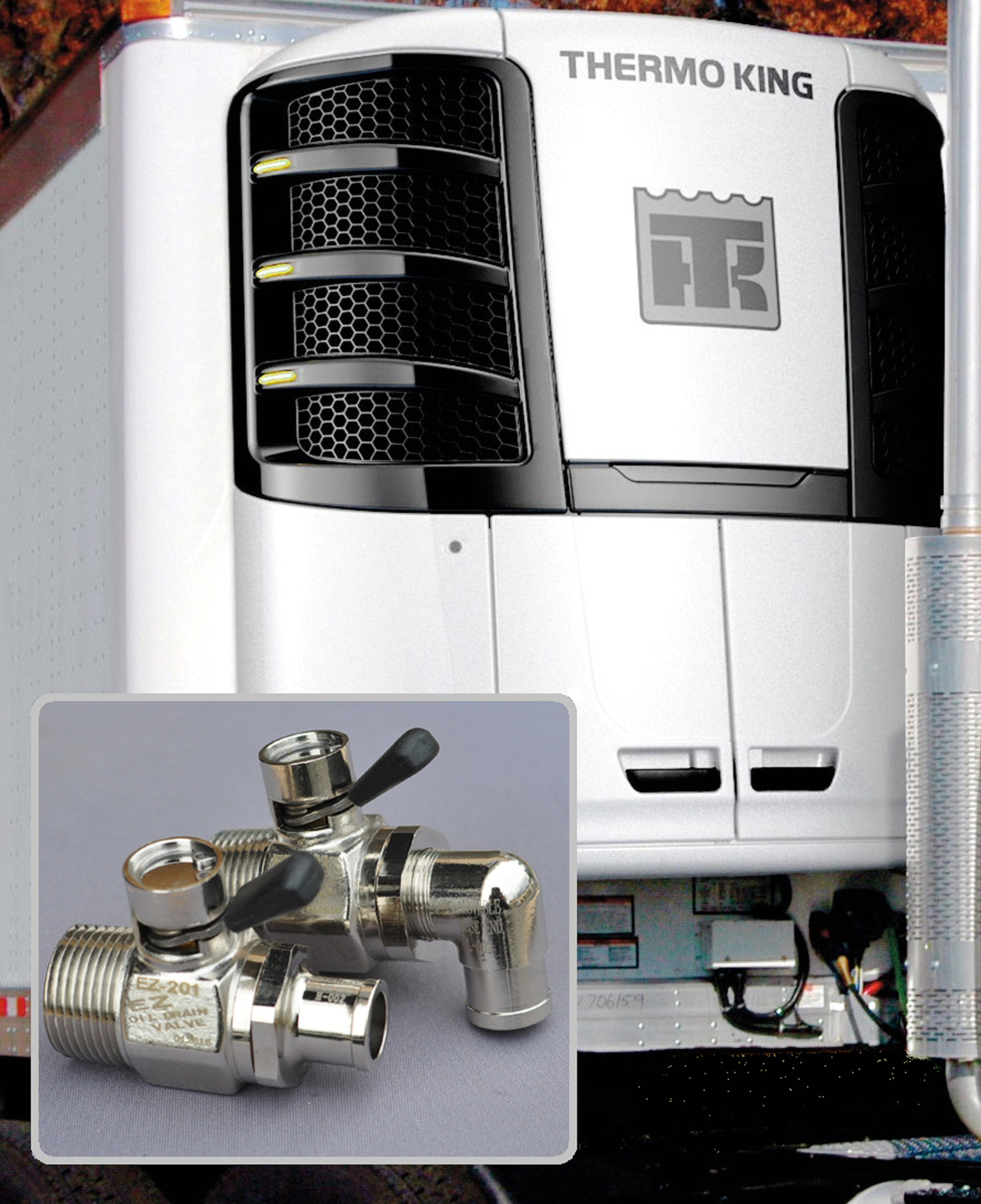 EZ Oil Drain Valve is now available for Thermoking and Carrier Reefers
