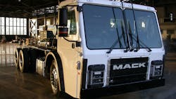 Mack is showcasing an LR model refuse truck retrofitted with Wrightspeed39s The Route 1000 electric powertrain at WasteExpo 2016 Mack39s LR lowentry cabover was introduced at WasteExpo last year Mack is showcasing an LR model refuse truck retrofitted with Wrightspeed39s The Route 1000 electric powertrain at WasteExpo 2016 Mack39s LR lowentry cabover was introduced at WasteExpo last year