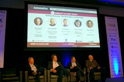 Left to right Ericsson39s Herlitz Scania39s Callenryd Mobile Devices39 Solomon and DTNA39s Meredith Photo by Sean KilcarrFleet Owner Left to right Ericsson39s Herlitz Scania39s Callenryd Mobile Devices39 Solomon and DTNA39s Meredith Photo by Sean KilcarrFleet Owner