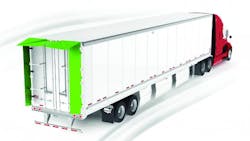 Wabash National aerodynamic profile of tractor trailer Wabash National aerodynamic profile of tractor trailer