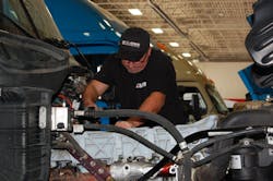 NACFE says Class 8 tractors can gain anywhere from 05 to 15 in fuel economy when switching from 15W40 oils to current CJ4 5W30 or 10W30 blends Photo by Sean KilcarrFleet Owner NACFE says Class 8 tractors can gain anywhere from 05 to 15 in fuel economy when switching from 15W40 oils to current CJ4 5W30 or 10W30 blends Photo by Sean KilcarrFleet Owner