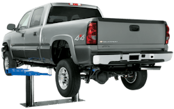 The Rotary Lift 12000 lb capacity SL212 Shockwaveequipped SmartLift inground lift gets pickups work trucks and vans in the air and ready for service The Rotary Lift 12000 lb capacity SL212 Shockwaveequipped SmartLift inground lift gets pickups work trucks and vans in the air and ready for service