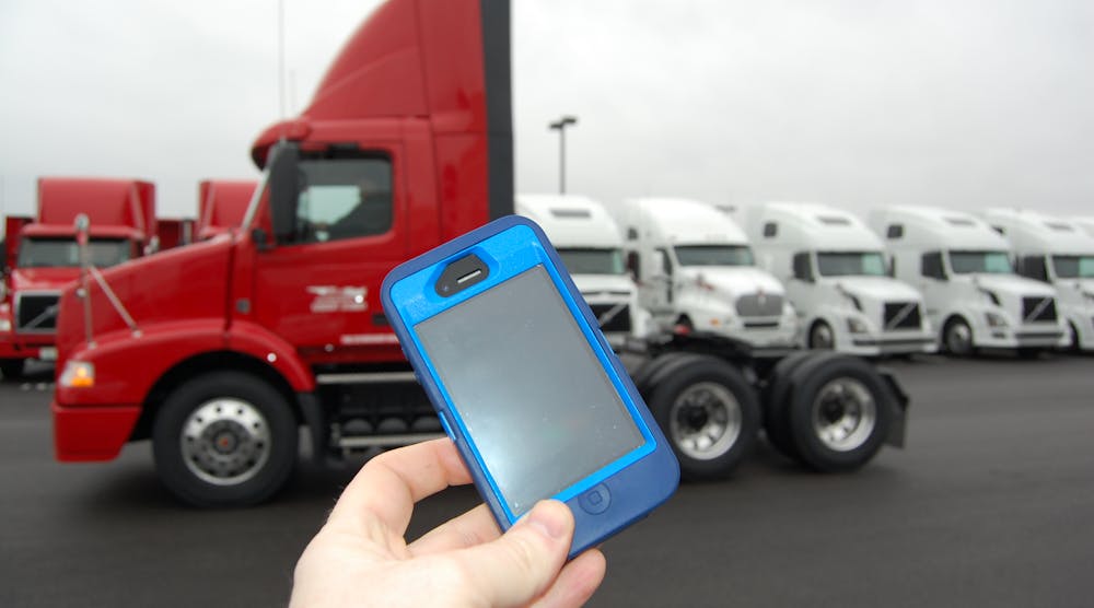 Fleets using mobile tracking solutions for how they bill customers and pay drivers should see a roughly 8% reduction in cost due to improved reporting accuracy, SOTI says. (Photo by Sean Kilcarr/Fleet Owner)