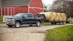 Ford is also offering an &ldquo;ultimate trailer tow&rdquo; camera system that uses four digital, high-definition cameras to give the driver a 360-degree bird&rsquo;s-eye view surrounding the vehicle. (Photo courtesy of Ford Motor Co.)