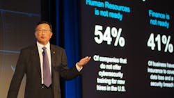 BlackBerry Executive Chairman and CEO John Chen said many businesses are not prepared mdash and are not preparing new hires mdash when it comes to cybersecurity and many likely have already been compromised BlackBerry Executive Chairman and CEO John Chen said many businesses are not prepared mdash and are not preparing new hires mdash when it comes to cybersecurity and many likely have already been compromised