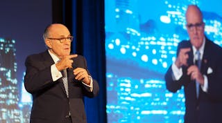 All the ways information has been protected in the physical, brick-and-mortar world essentially must be translated and adapted to the digital age, former New York City Mayor Rudy Giuliani said at the BlackBerry Security Summit.