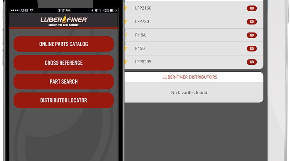 Fleetowner 6620 Luber Finer App Screen Phone Tablet