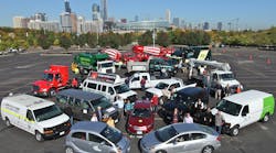 CALSTART noted that medium- and heavy-duty vehicles currently account for about 20% of GHG emissions and oil use in the U.S. transportation sector, but only comprise 5% of the vehicles on the road. (Photo courtesy of the Clean Cities Coalition)