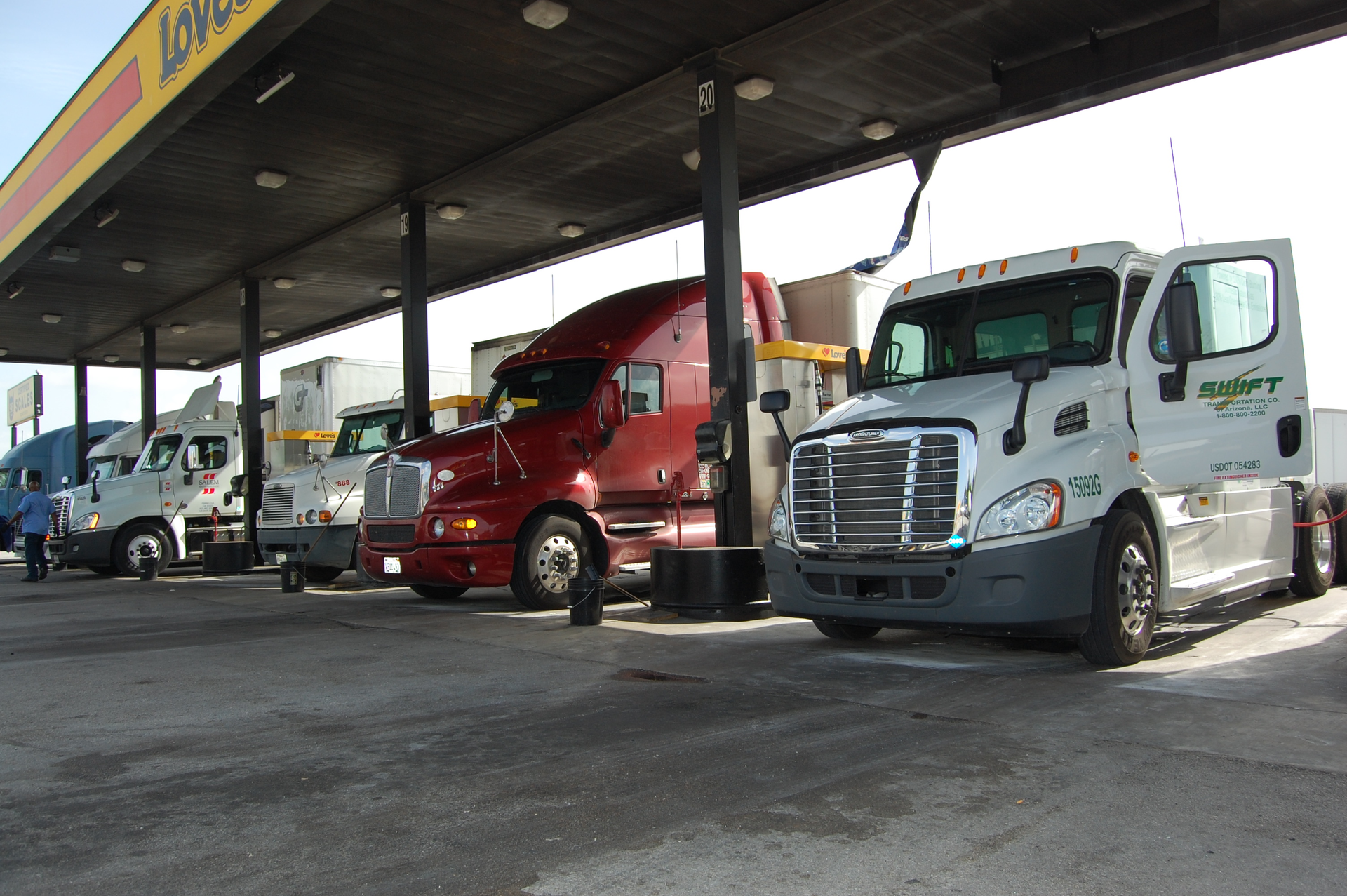 Diesel and gasoline prices declined but only slightly for the week Photo by Sean KilcarrFleet Owner