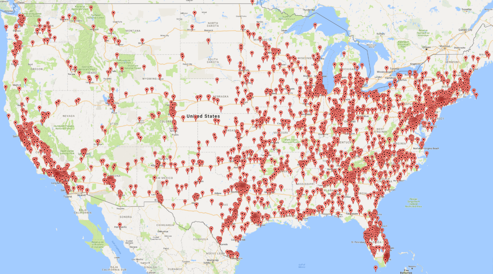 TruckerLine39s map shows its new users in July 2016 the company reports TruckerLine recently opened its driver network for direct carrier recruiting