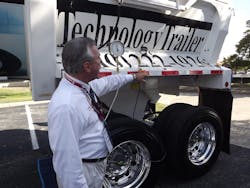 Trailer tire inflation system Trailer tire inflation system