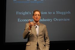 Noeumll Perry an FTR partner and its resident trucking expert warned motor carriers quotnot to bet the farm on growthquot Photo by Sean KilcarrFleet Owner Noeumll Perry an FTR partner and its resident trucking expert warned motor carriers quotnot to bet the farm on growthquot Photo by Sean KilcarrFleet Owner