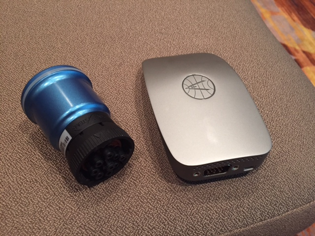 Rand McNally said its new DC 200 at right will available in December while the ELD 50 at left is available now Photo by Sean KilcarrFleet Owner