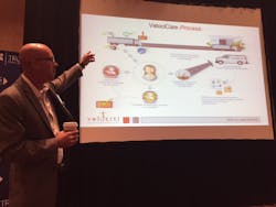 Coffee in hand Velociti39s Deryk Powell explains how the firm39s new VelociCare support program works Photo by Sean KilcarrFleet Owner Coffee in hand Velociti39s Deryk Powell explains how the firm39s new VelociCare support program works Photo by Sean KilcarrFleet Owner