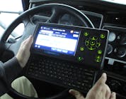 Steve Rush, founder and president of Carbon Express, changed from allowing paper logbook cheating to advocating for electronic logging devices (ELDs) for one reason: safety. (Photo by Kevin Jones/Fleet Owner)