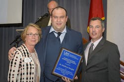 From left Patsy Pennington poses with Mike Pennington Award recipient Dr Matthew J Haught journalism professor at the University of Memphis and Dave Giroux Head of Corporate Communications amp Public Relations for Daimler Trucks North America one of the many professionals Mike Pennington mentored during his career From left Patsy Pennington poses with Mike Pennington Award recipient Dr Matthew J Haught journalism professor at the University of Memphis and Dave Giroux Head of Corporate Communications amp Public Relations for Daimler Trucks North America one of the many professionals Mike Pennington mentored during his career