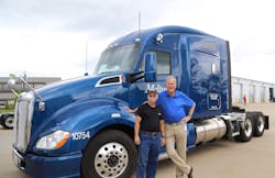 Melton Truck Lines Chairman and CEO Bob Peterson far right stands next to one of the flatbed carrier39s million mile drivers Michael Pauley Photo Melton Truck Lines Melton Truck Lines Chairman and CEO Bob Peterson far right stands next to one of the flatbed carrier39s million mile drivers Michael Pauley Photo Melton Truck Lines