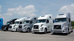 New vehicle registrations by fleets operating more than 500 vehicles have declined as well, IHS reported. (Photo by Sean Kilcarr/Fleet Owner)